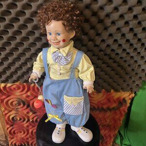 Moments Treasured 20" Olivia porcelain doll limited edition of 1500 Clown Boy